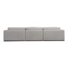 Rue Lounge Modular Sectional Off White, Sectional Sofa by Moe's Home, 136.2" width x 23.6" height x 81.8" depth thumbnail 5