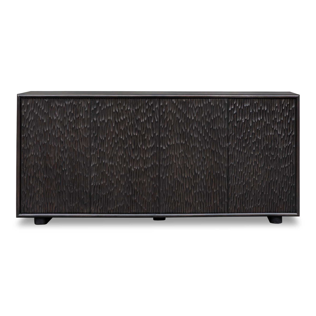 Stevenson Chiseled 4 Door Cabinet, Cabinets & Chest by Uttermost, 74" width x 34" height x 18" depth View 1