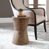 Cutler Drum Shaped Accent Table, Side & End Table by Uttermost, 13.5" width x 19.87" height x 13.5" depth thumbnail 2