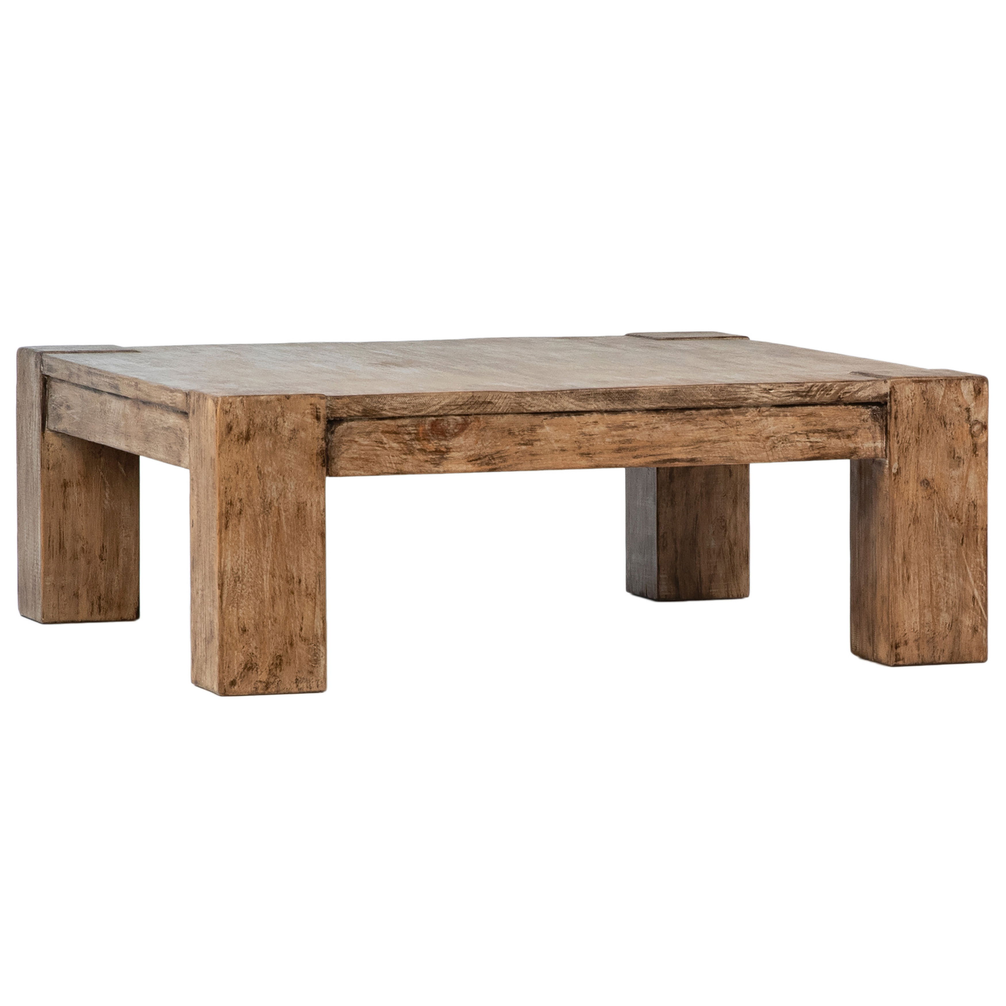 Parson Coffee Table, by Dovetail, 44" width x 16" height x 44" depth View 1