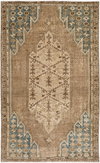 Antique One of a Kind Handmade Rug, by Surya, 5'11" length x 3'7" width thumbnail