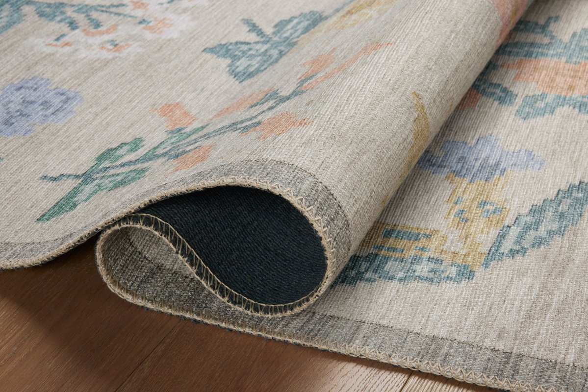 Rifle Paper Co. x Loloi Rosa Rug, 2' length x 5' width View 4