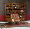 Welsh Leather & Jute Chair, Seating by Sarreid, 32" length x 33" width x 43" height thumbnail 13