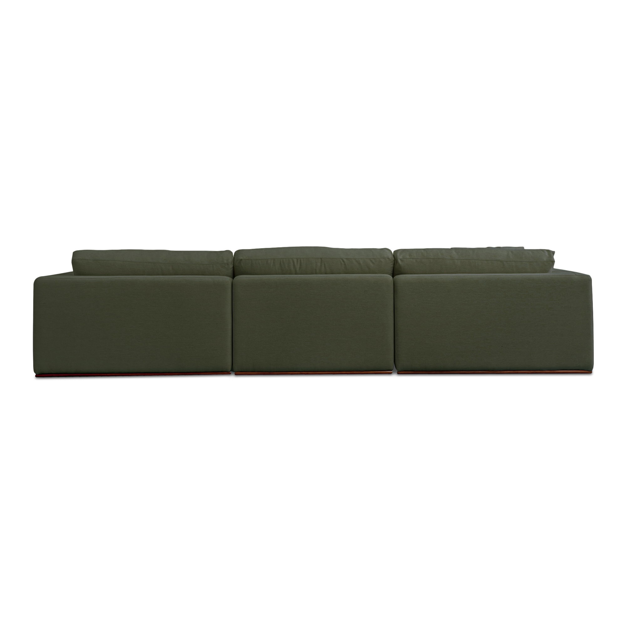 Rue Lounge Modular Sectional Deep Green large image 