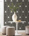 Gatsby Damask Black Wallpaper thumbnail 1