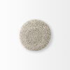 Bina  Taupe 4 Legged Wool Stool thumbnail 5
