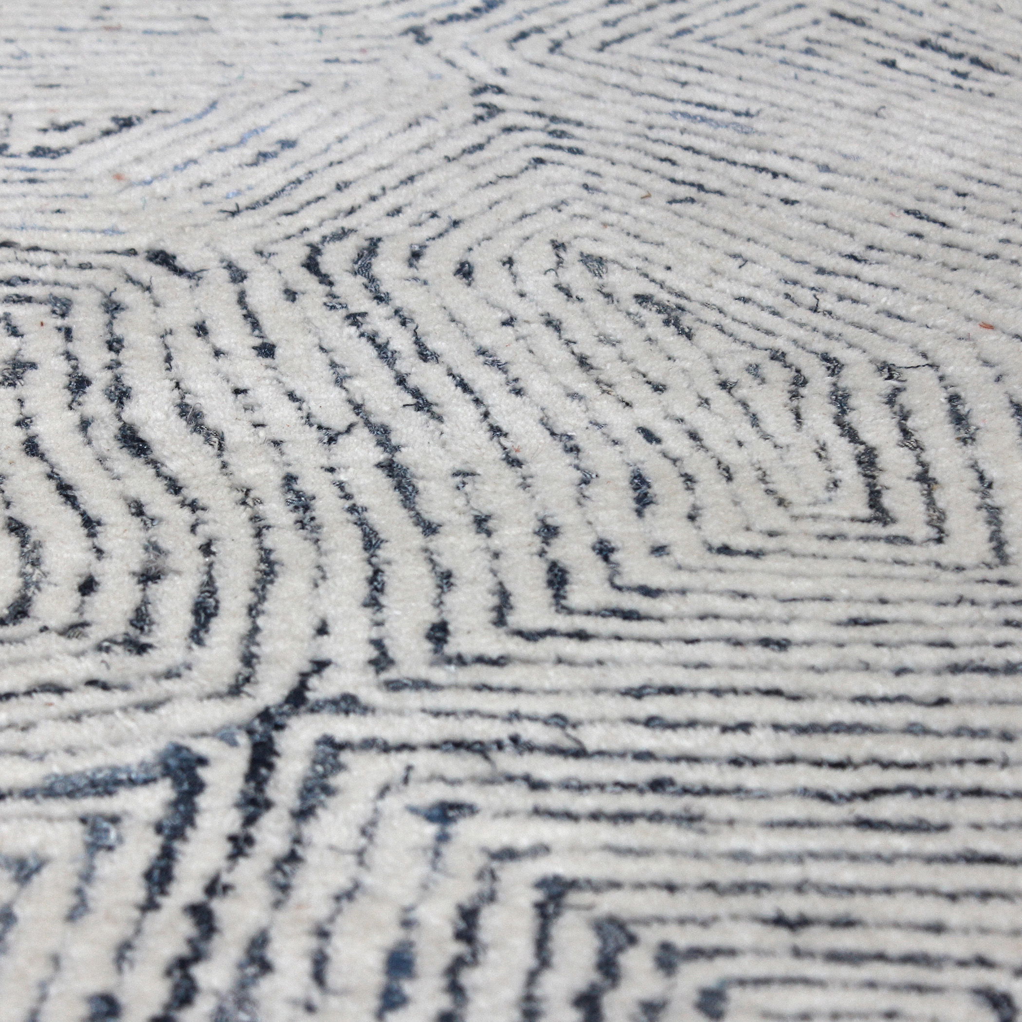 Maze Blue 5 X 8 Rug large image 