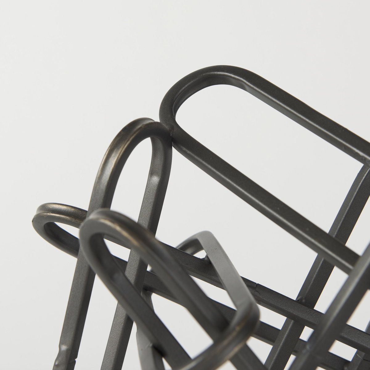 Henderson  Black Metal Paperclip Decorative Object, by Mercana, 10.43" length x 8.27" width x 7.68" height View 10