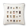 Rifle Paper Co. x Loloi No Name Pillow, Decorative Pillow, 22" length x 22" width thumbnail 1