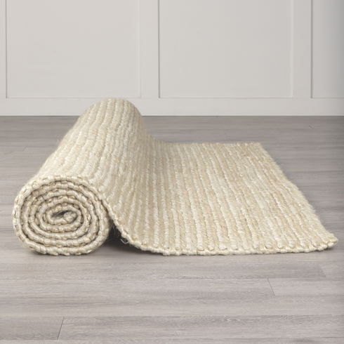 Milo 9 x 12 Camel Color Woven Hemp Area Rug