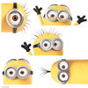 Despicable Me 3 Peeking Minions Giant Wall Decals, by York Wall, 3'1.2" length x 1'6" width x 10" depth thumbnail