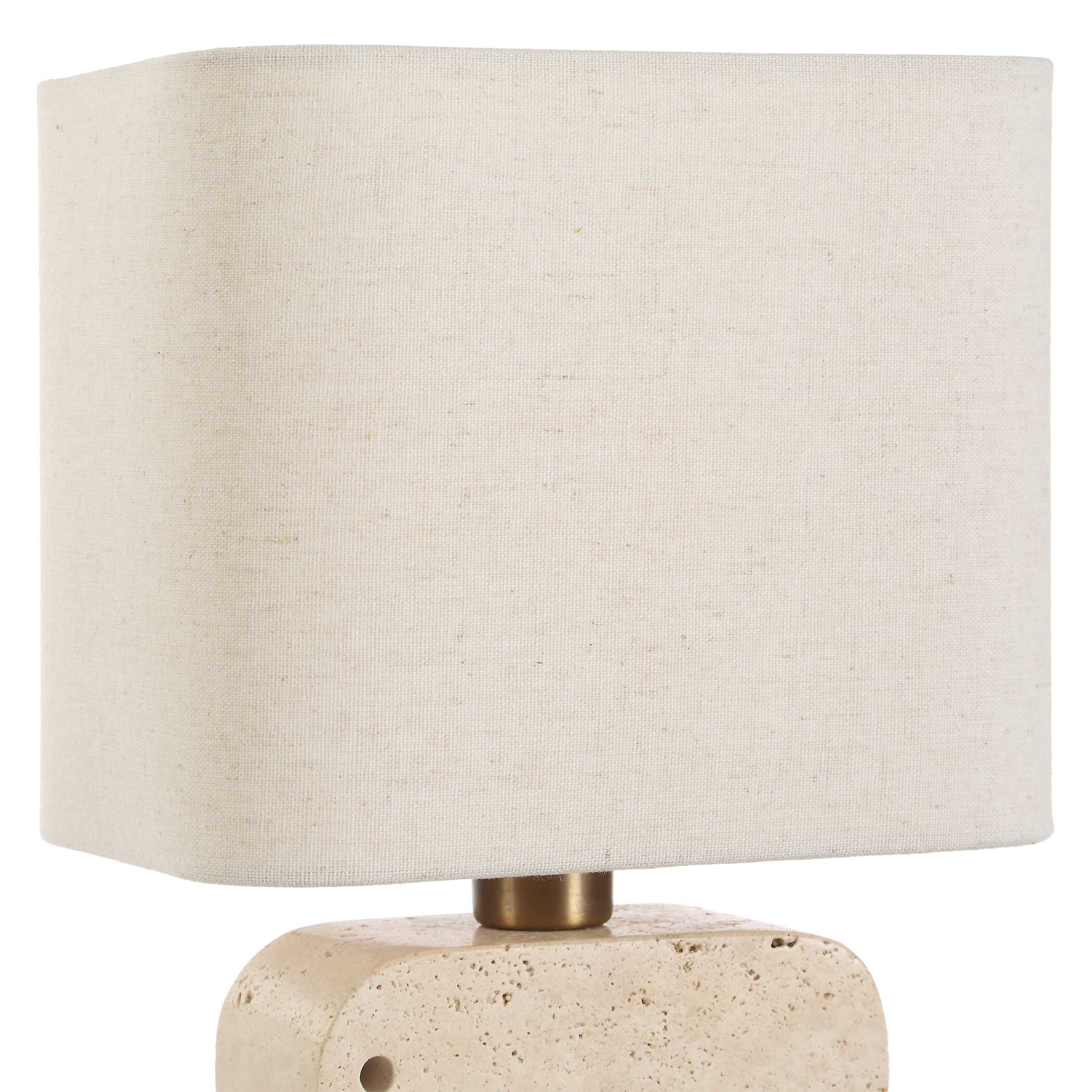 Tusk Travertine Accent Lamp large image 