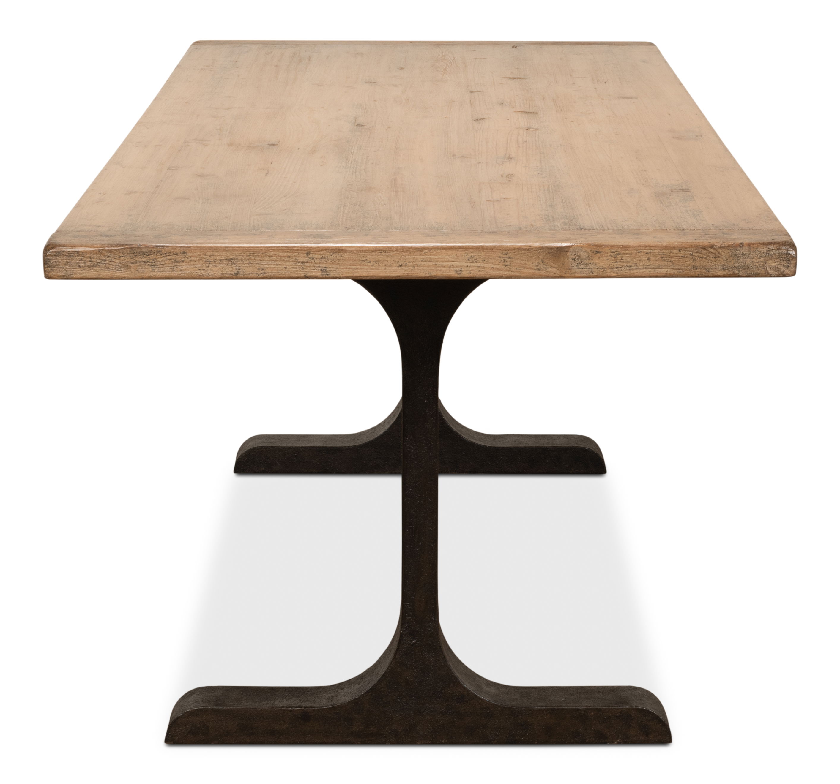 Decan Dining Table W/Iron Base large image 