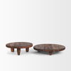 Iza Medium Brown Wooden Riser (Set of 2) thumbnail 2