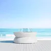 Cabo 17' H x 41' W Concrete Propane Outdoor Fire Pit Table thumbnail 5