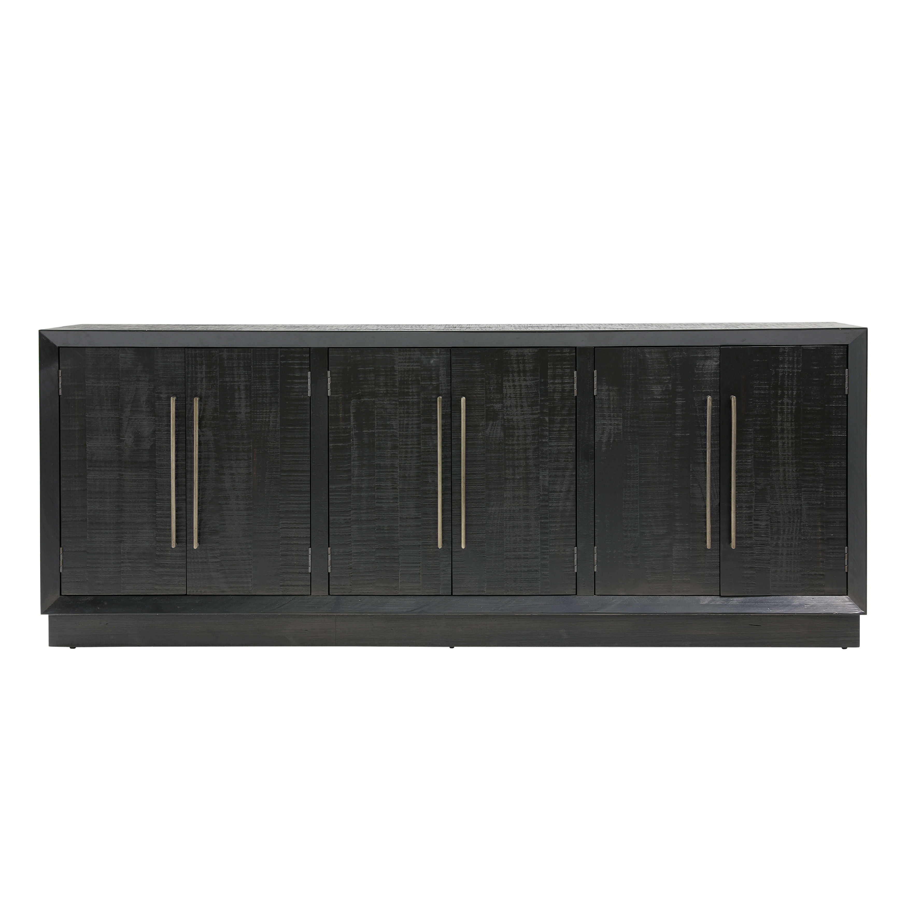 Humphreys Sideboard Black, Sideboards & Buffet by Dovetail, 86.2" width x 33.75" height x 17.75" depth View 2