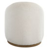 Swirl Swivel Sheepskin Ottoman, by Uttermost, 21" width x 24" height x 21" depth thumbnail 10