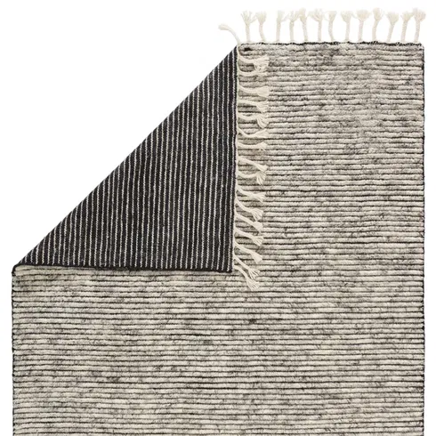 Shea Stripe Hand-Knotted Gray Area Rug