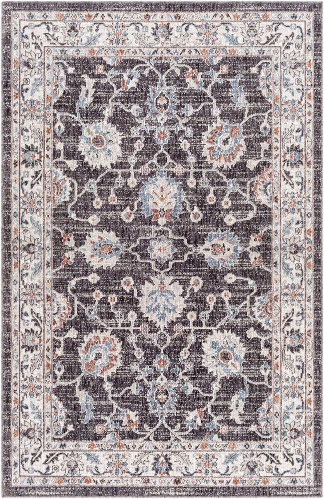 Juliet Machine Woven Rug, by Surya, 1'3.75" length x 1'3.75" width