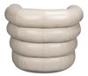 Rondo Leather Swivel Chair, White thumbnail 9