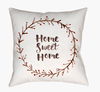 Home Sweet Home II Accent Pillow, Decorative Pillow by Surya, 18" length x 18" width thumbnail
