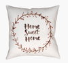 Home Sweet Home II Accent Pillow, Decorative Pillow by Surya, 20" length x 20" width thumbnail