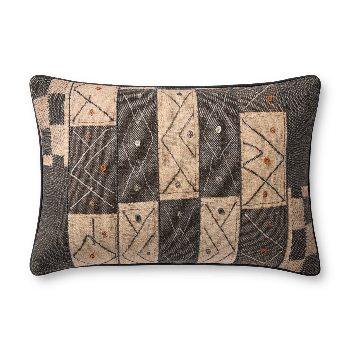 Loloi Multi Pillow, Decorative Pillow, 16" length x 26" width View 1