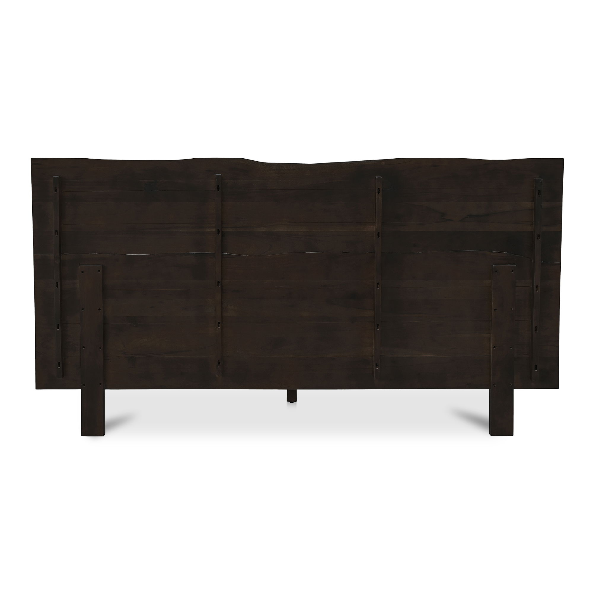 Madagascar Queen Platform Bed Dark Brown, by Moe's Home, 75.5" width x 48" height x 89" depth View 5