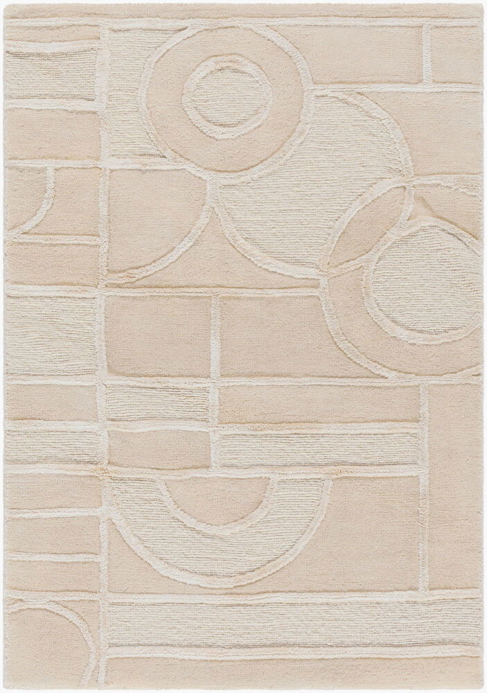 Transcendence Handmade Rug, by Surya, 3' length x 2' width
