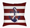 Anchor II Accent Pillow, Decorative Pillow by Surya, 18" length x 18" width thumbnail