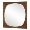 Garonne Square Walnut Mirror thumbnail 4