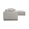 Rue Lounge Modular Sectional Flecked Grey, Sectional Sofa by Moe's Home, 136.2" width x 23.6" height x 81.8" depth thumbnail 4