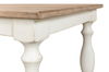 Brie Dining Table, Ant.White/Natural Top, by Sarreid, 84" length x 37" width x 31" height thumbnail 7