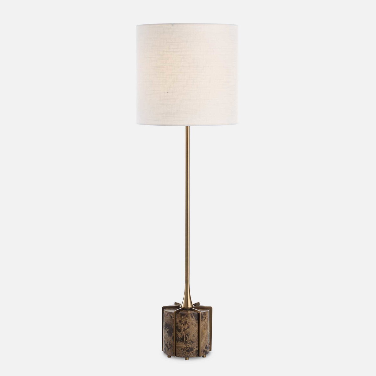 Britwell Brown Buffet Lamp, Table Lamp by Uttermost, 11" width x 36.5" height x 11" depth View 2