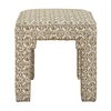 Satoria Upholstered Small Bench, Furniture by Uttermost, 18" width x 18" height x 18" depth thumbnail 4
