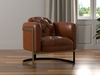 Finn Leather Club Chair, Havana Brown thumbnail 12