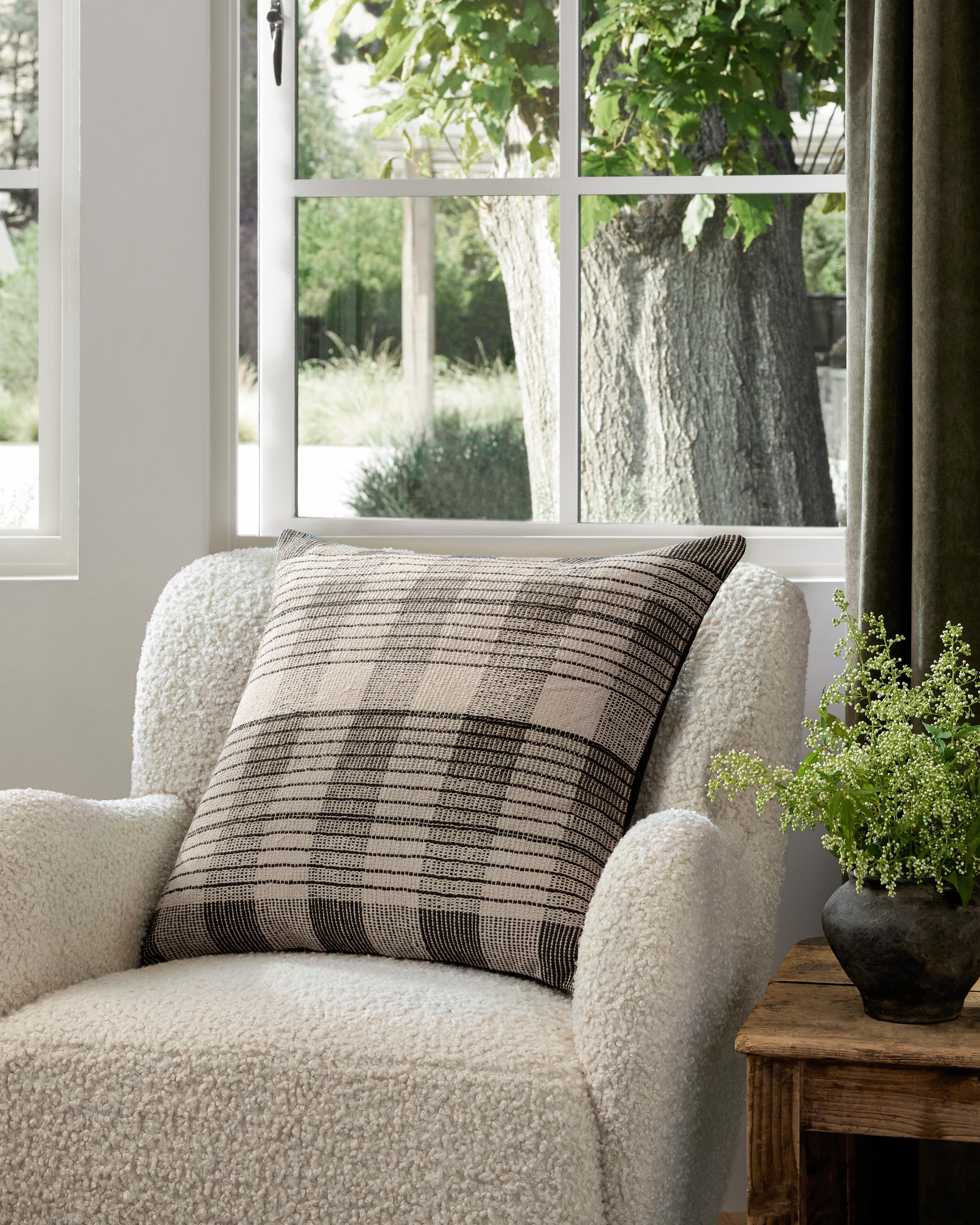 Amber Lewis x Loloi Pillows Pillow, Decorative Pillow, 22" length x 22" width View 2