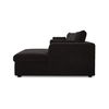 Burrow Sleeper Sectional With Storage Chaise Black Right, Sectional Sofa by Moe's Home, 115.75" width x 32.68" height x 61" depth thumbnail 4