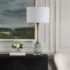 Sanctuary Green Gray Table Lamp, by Uttermost, 16.5" width x 35.25" height x 16.5" depth thumbnail 4