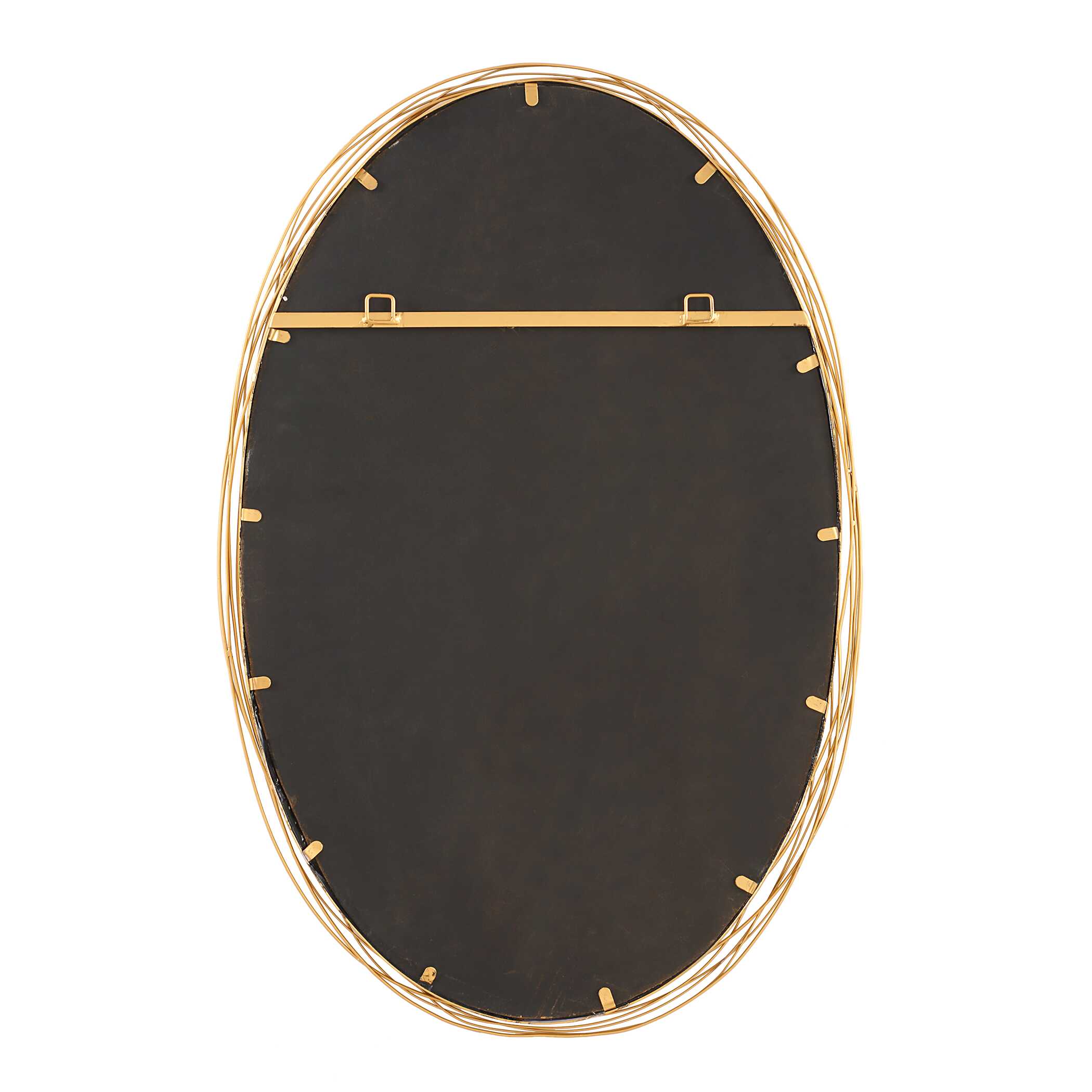 Gillian Oval Mirror, by Uttermost, 26" width x 38.75" height x 1.25" depth View 7
