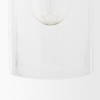 Sadah Tall Clear Blown Glass with Gold Metal Pendant Light, by Mercana, 11.25" length x 11.25" width x 21" height thumbnail 8