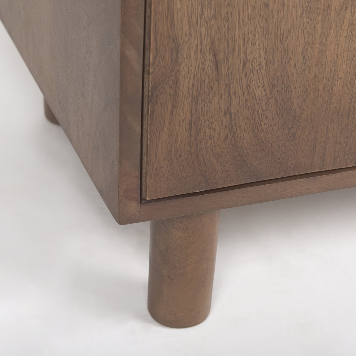 Astrid 36.0L x 17.0W x 70.0H Medium Brown Solid Wood Armoire, Cabinets & Sideboard by Mercana, 36" length x 16" width x 70" height View 13