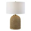 Kendari Rope & Rattan Table Lamp, by Uttermost, 17" width x 24.75" height x 17" depth thumbnail 1