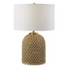 Kendari Rope & Rattan Table Lamp, by Uttermost, 17" width x 24.75" height x 17" depth thumbnail 1