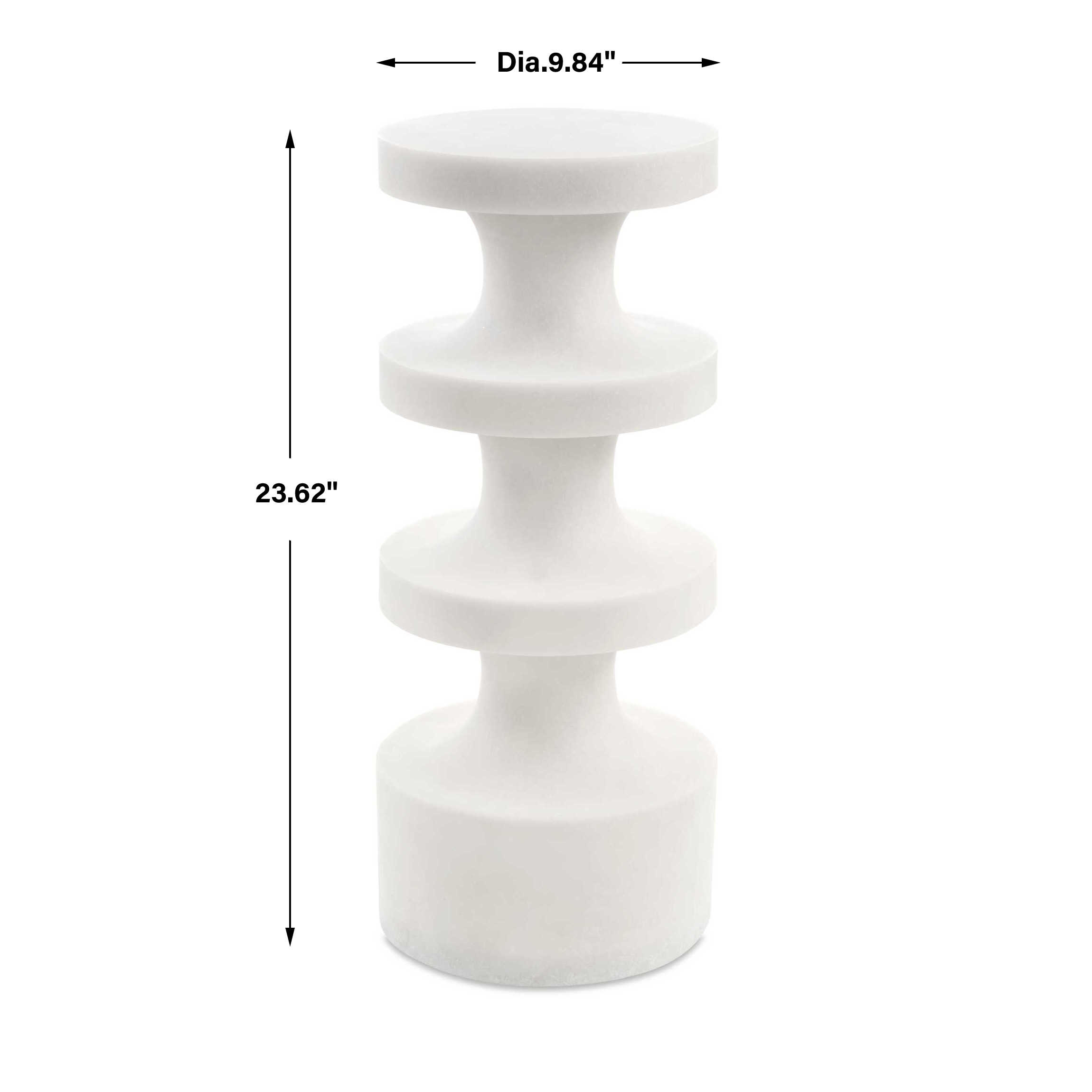 Balian Outdoor Stone Drink Table large image 