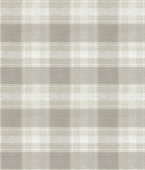 Woven Buffalo Check Linen Wallpaper