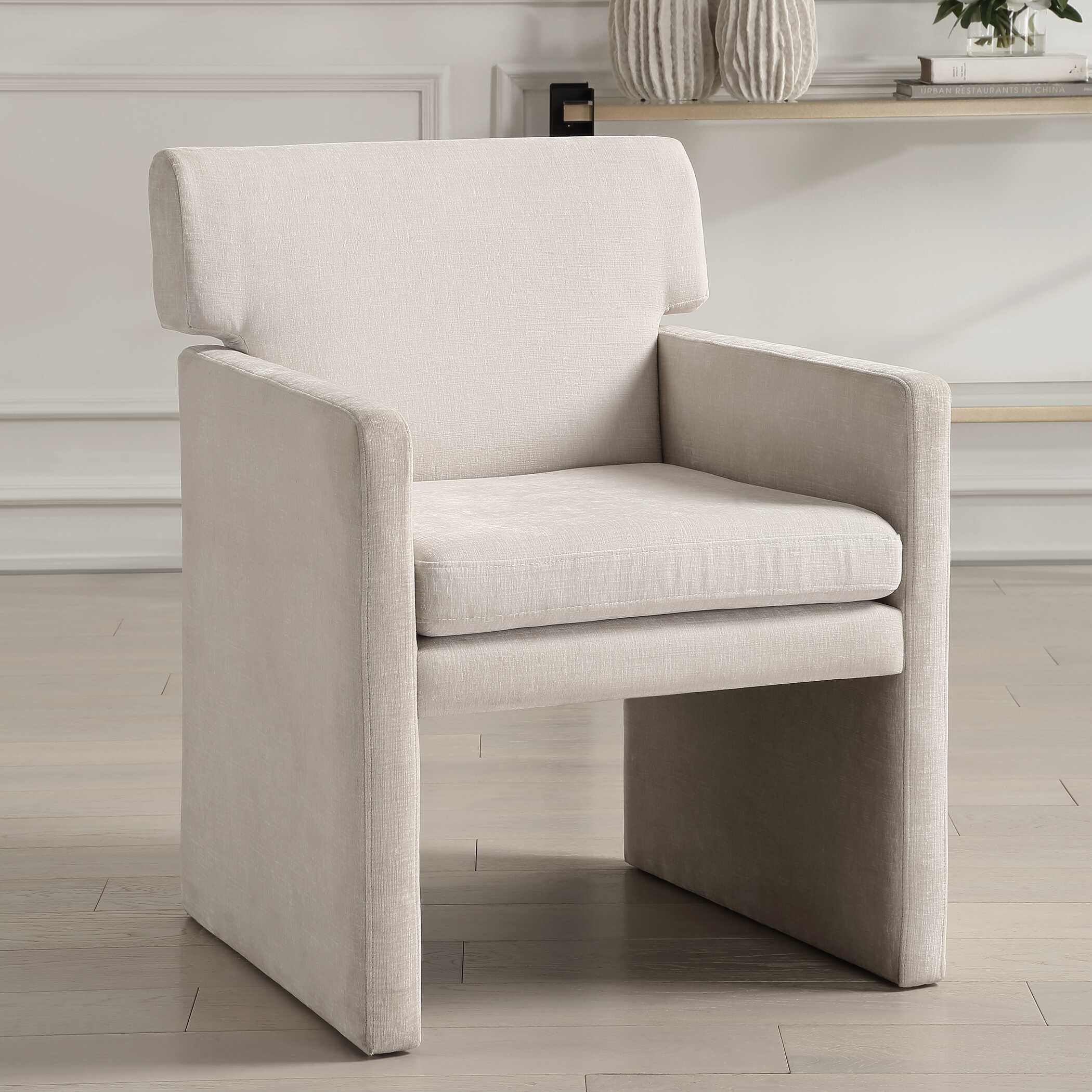 Colette Ivory Dining Chair large image 