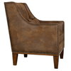 Clay Leather Armchair, Accent Chair by Uttermost, 32.5" width x 37" height x 35" depth thumbnail 9