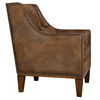 Clay Leather Armchair, Furniture by Uttermost, 32.5" width x 37" height x 35" depth thumbnail 9