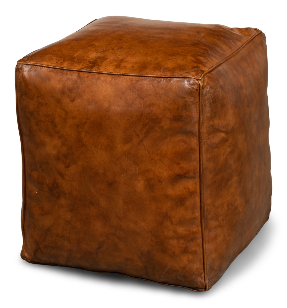 Soccerball Stool, by Sarreid, 1'10" length x 1'10" width x 1'6" height View 1